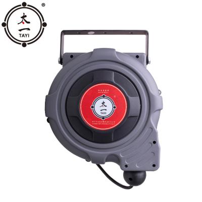 China 3 Core 1.5 Square Adjustable Hose Reel Wall Mount Automatic Retractable Electrical Cable Reel for sale