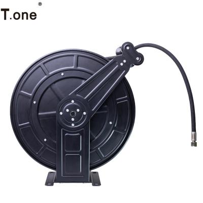 China Adjustable Heavy Duty Wall Mounted Retractable Automatic High Pressure Garden Hose Water Air Reel for sale