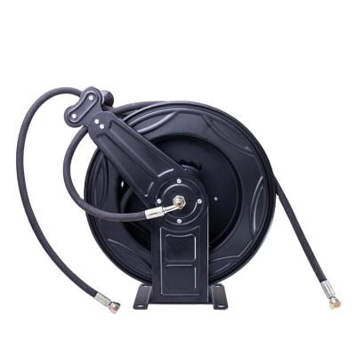 China High Quality Automatic Wall Mounted Heavy Duty Hot Adjustable Garden High Pressure Metal Washing Steel Wire Industrial Hoses Hose Reel Hose for sale