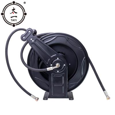 China Garden Adjustable Automatic High Pressure Metal Washing Industrial Steel Wire Hoses Hose Reel for sale