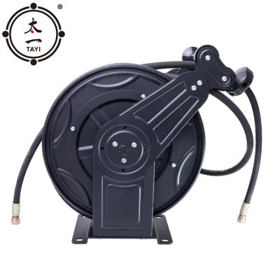 China Adjustable Automatic High Pressure 61Garden Metal Washing Industrial Steel Wire Hoses Hose Water Air Reel for sale