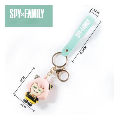 China Anya Key Chain Lanyard Keyring Plastic Family Accessories Carabiner Bag Anime Key Chain Anya For Spy X FAMILY SPY Anime Key Chain for sale