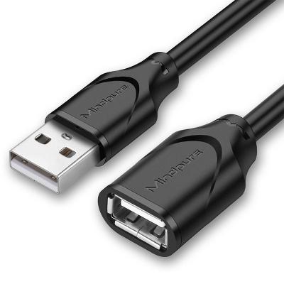 China Video Game Player Mindpure USB2.0 Extension Cable Male To Female Computer U Disk Keyboard And Mouse Data Connection Extension Cable for sale