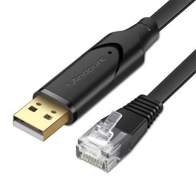 China USB to Console RJ45 Patch Cable Mindpure USB to Console Cable Suitable to Serial Cisco USB Control Switch / RJ45 Cable for sale