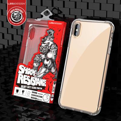 China Fanshion DESIGN Simple Shockproof Gel TPU Crystal Phone Case LEEU For iphone 11 pro xs x max 8 xr galaxy plus s20 plus ultra p40 7 6 samsung pro for sale