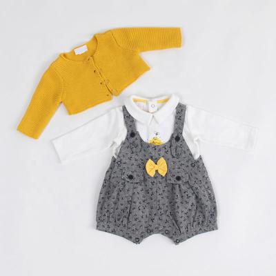 China Breathable Baby Knitted Sweater, Overall Romper Sets for sale