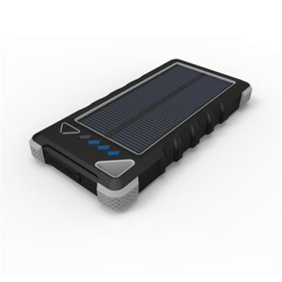 China high quality 8000mAh water resistance solar power bank 8000mAh solar power bank for sale