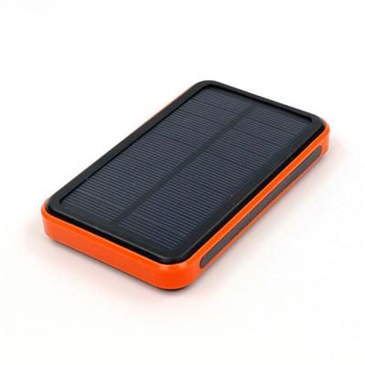 China Dual USB Charging Support 8000mAh Fast Solar Power Bank For Camping for sale