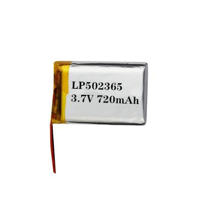 China 720mAh Rechargeable Li O2 3.7V Li Polymer 502365 Battery (NiCoMn) For LP502365 for sale