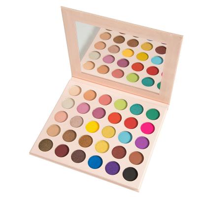 China Natural Bronze Makeup Smoky Earth Tone Matte Shimmer Eyeshadow Long Lasting Eyeshadow 30colors for sale