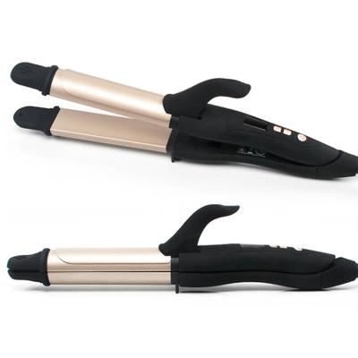 China Multifunctional Ceramic Hair Curler Machine Prince 2 In 1 Hair Straightener Curling Iron for sale