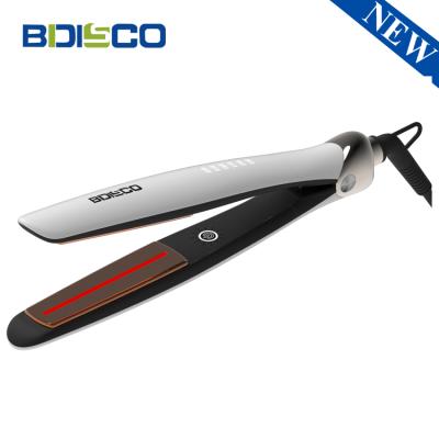 China Infrared Hair Care 450 Degree Infrared Hair Straightener Cold Keratin Flat Iron for sale