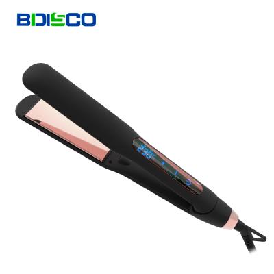 China Digital Touch Screen Hair Straightening Iron Flat Iron Ceramic Hair Straightener 400mm*265mm*40mm for sale