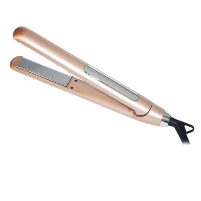 China Titanium Flat Iron Touch Screen LCD Show Flat Iron Hair Straightener 277*31*32.5mm for sale