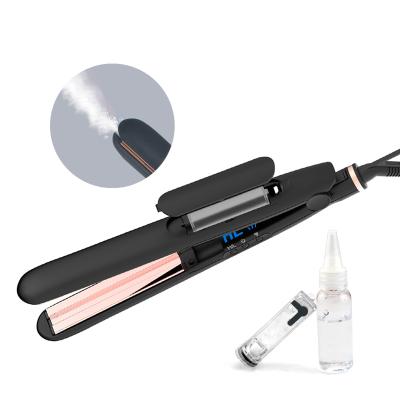 China Wholesale Price Hotel Steam Machine Ultrasonic Cold Steam Hair Straightener Flat Iron Machine for sale