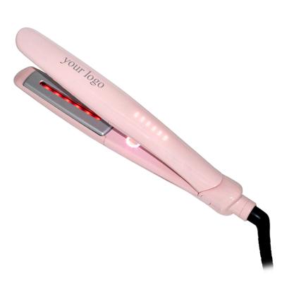 China Hotel Private Label Hair Straightener 2 in 1 Ceramic Hair Straightener and Curling Iron for sale