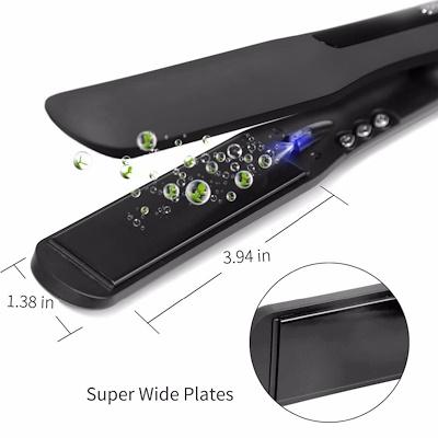 China LCD Temperature Display Hair Salon Tools Equipment LCD Display Flat Iron Hair Straightener 450 for sale