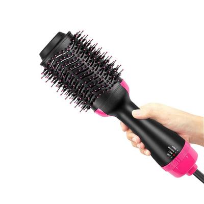 China Electric Hot Air Comb Factory Direct Sale Nondisposable Multifunctional Ion Curly Hair Negative Straight Hair Dryer for sale