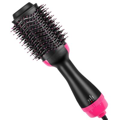 China Nondisposable Negative Ion One Step Hair Dryer Volumizer Hot Air Hair Straightener Brush for sale