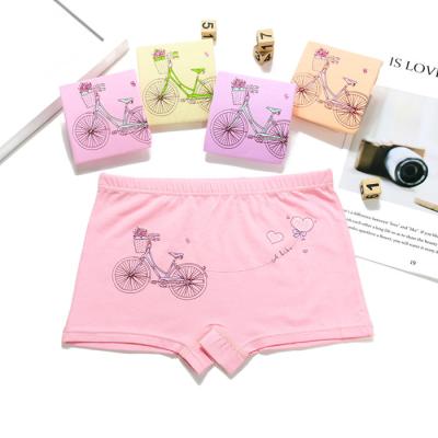 China Antibacterial Factory Sale 4-14 Years Old Kids Girl Underwear Cotton Oragnic Briefs for sale