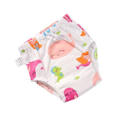 China High Quality Washable Cotton Anti-pilling Cloth Breathable Potty Training Pants Waterproof Toilet Potty Training Pants Baby for sale