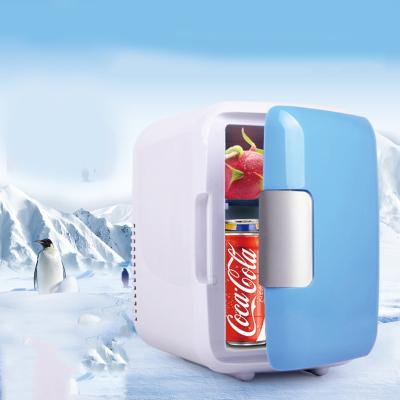 China New China-Chic Mini Freezer Car Fridges Mini 12v small car refrigerator 4L Car Small Fridge Portable Cold And Hot Fridge for sale