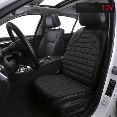 China Comforable Car Heated Seat Cushion 12v Backrest Car Seat Cushion Electric Heated Winter Car Seat Cover for sale