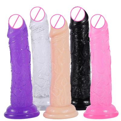 China Latest Realistic Female Realistic Dildos 19cm for sale