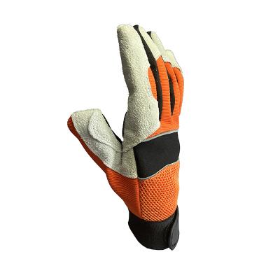 China Synthetic Leather Working Reinforced Heavy Duty Automotive Mechanix Handing Gloves for sale