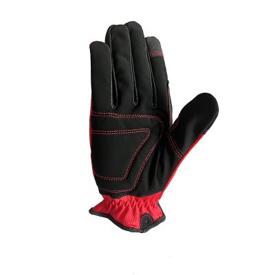 China Anti-Slip Nubuck Screen Touch Leather Gloves Working Gloves Slip On Polyester Garden Leather Gloves for sale