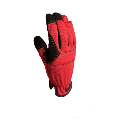 China Anti-Slip Nubuck Screen Touch Leather Gloves Working Gloves Polyester Breathable Leather Driver Garden Gloves for sale