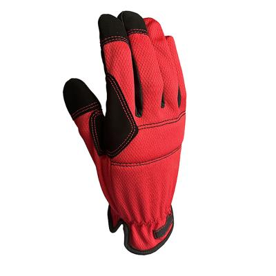 China Driver Anti-Slip Gloves Work Nubuck Polyesterworking Garden Leather Gardening Gloves for sale