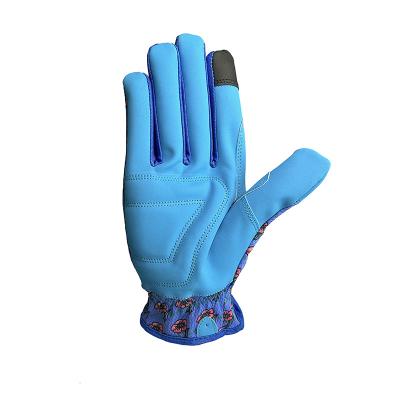 China Garden Glove Polyester Breathable Back Polyester Mesh Cloth Back Breathable Protective Gloves for sale