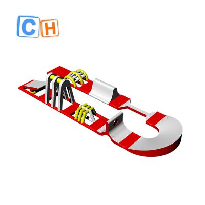 China Popular Huge PVC Tarpaulin Inflatable Water Park For Floating Water Games for sale