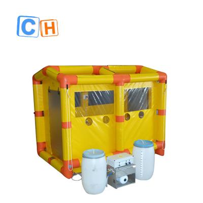 China PVC Tarpaulin Easy Install Inflatable Disinfect Tunnel , Inflatable Tent For Disinfect for sale