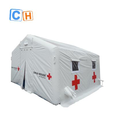 China PVC Tarpaulin Fast Delivery Inflatable Quarantine Tent , Emergency Hospital Tent for sale