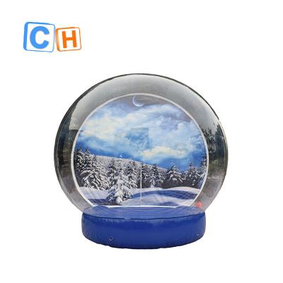 China 2.5M PVC Inflatable Snow Globe, Christmas Inflatable Snow Globe, Inflatable Snow Globe Tent For Sale for sale