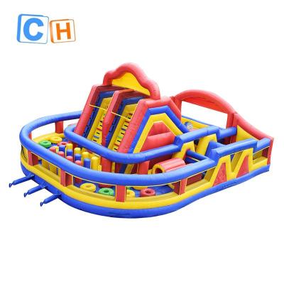 China PVC Big Discount Inflatable Obstacle Course For Adult And Inflatable Obstacle Course For Sale for sale