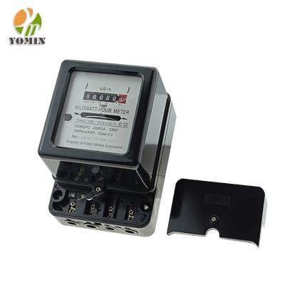 China Single Phase Mechanical Digital Electric Energy Meter  Front Board Installed for sale