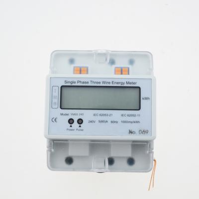 China Single Phase Digital Electric Energy Meters Three Wire Power Meter for sale