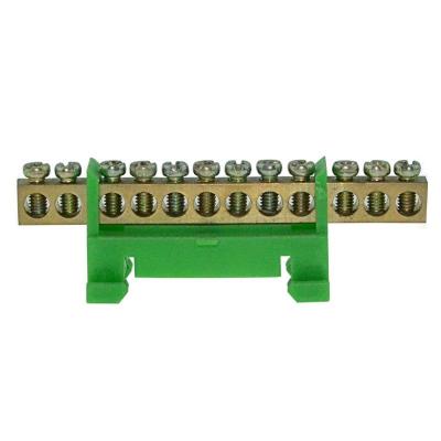 China Electric Copper Din Rail Terminal Block Busbar Terminal Block for sale