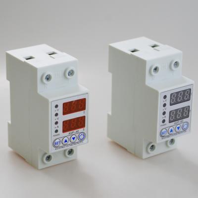 China Adjustable Over Voltage Under High Voltage Digital Voltage Protector For Home Use for sale