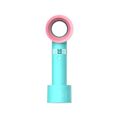 China Fashional Mini Electric Rechargeable Fan Small Portable USB Bladeless Fan for sale