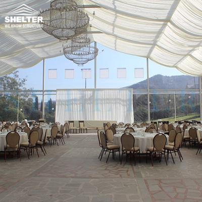 China Outdoor Water Proof Clear PVC Event Tent 100 Seater Wedding Tent For Sale for sale