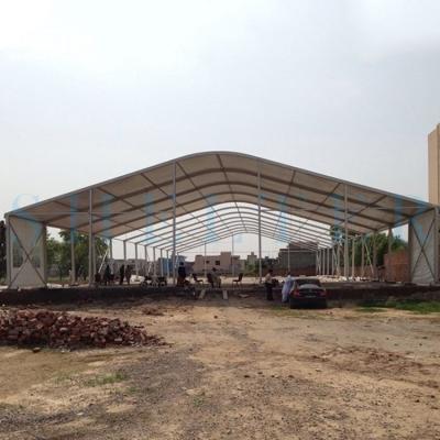 China Water Proof Arcum Tent Structure With Glass Wall 30*30m In Mexico for sale