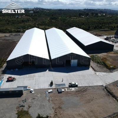 China Water Proof Large Shelter Storage Tent With Anti-fire PVC Warehouse Tent for sale