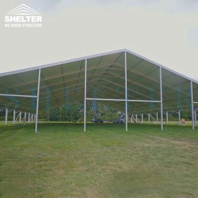 China Large Outdoor Water Proof Storage Tent Warehouse Tent Outdoor Snow Load Heavy Duty Industrial Tent for sale