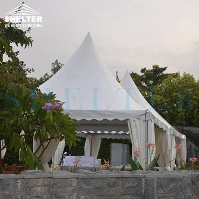 China Water Proof Easy Setup High Peak White Tent For Temporary Event for sale