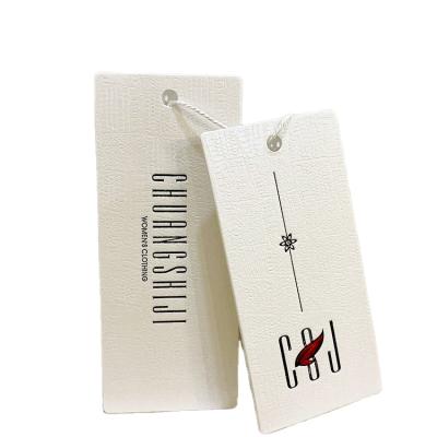 China Viable white. fashion and quick embossing clothing customization garment luggage tag tag for sale for sale