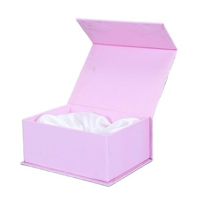 China Recyclable Pink Custom Gift Packaging Box Paper Packaging Glass Cup Custom Logo Lid And Base Box for sale